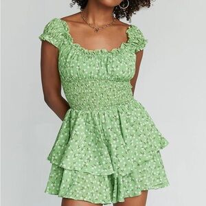 princess polly green romper